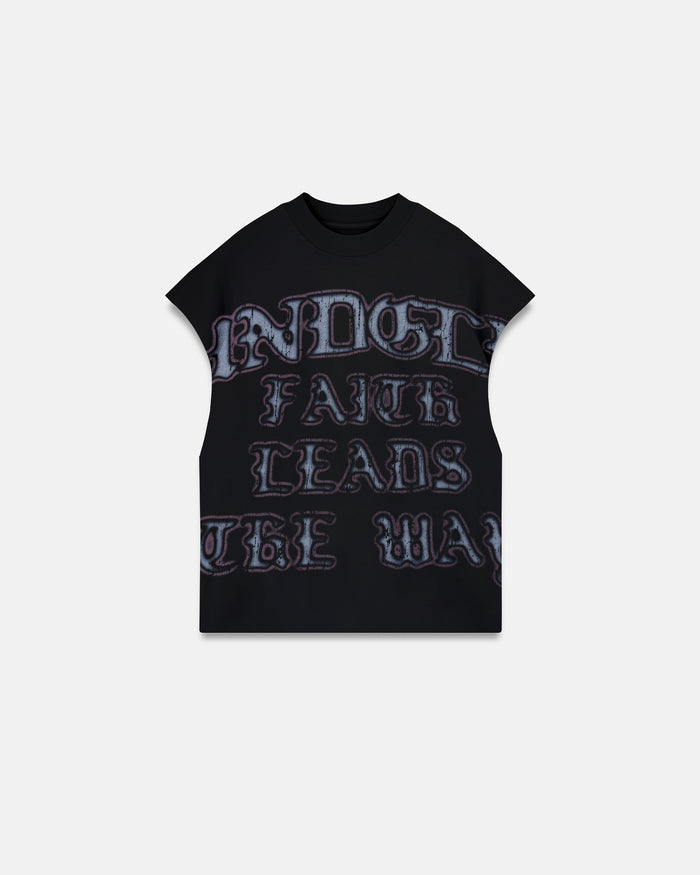 Act 1 Faith Sleeveless Tshirt Black