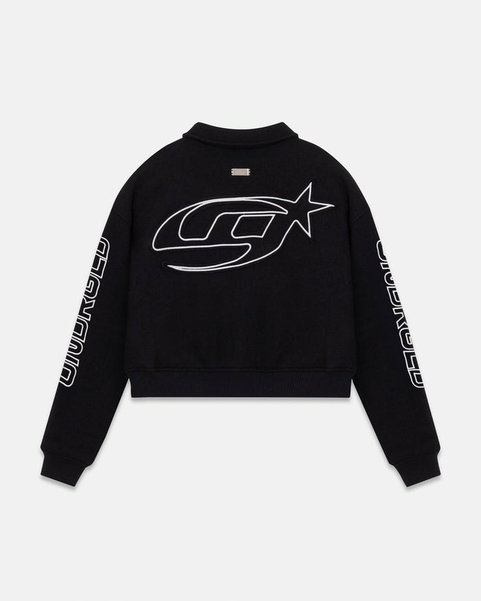 Act 1 Neon Bomber Jacket Black