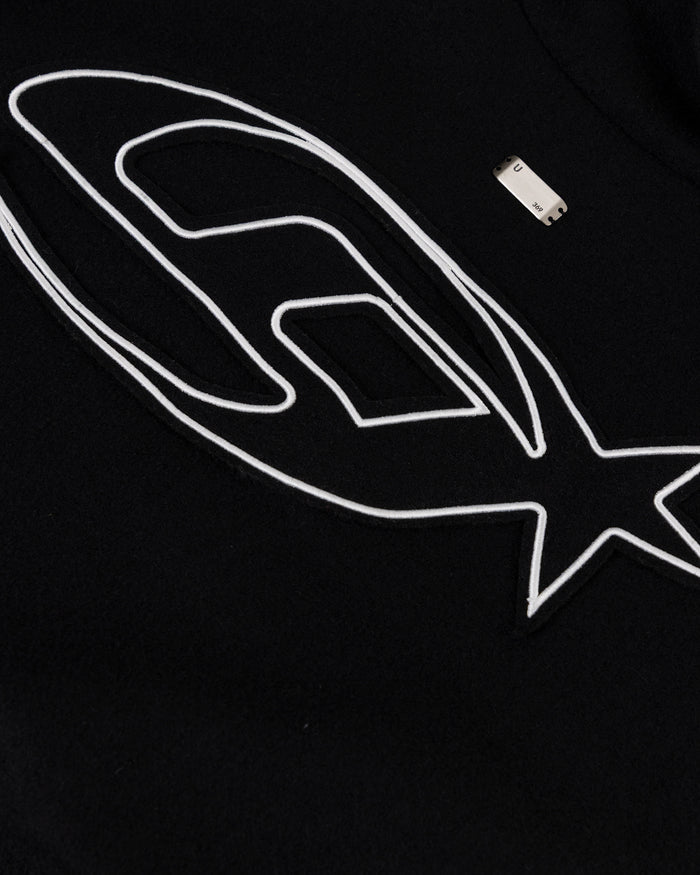 Act 1 Neon Bomber Jacket Black