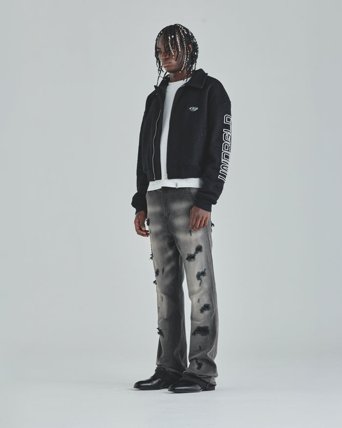 Act 1 Neon Bomber Jacket Black
