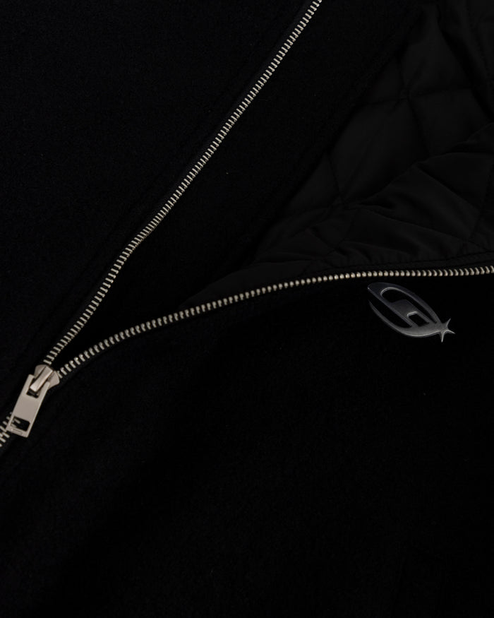 Act 1 Neon Bomber Jacket Black