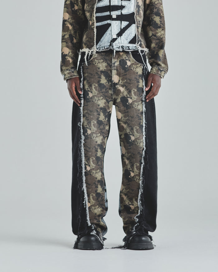 Act 1 Racer Double Wide Jean Dark Cammo