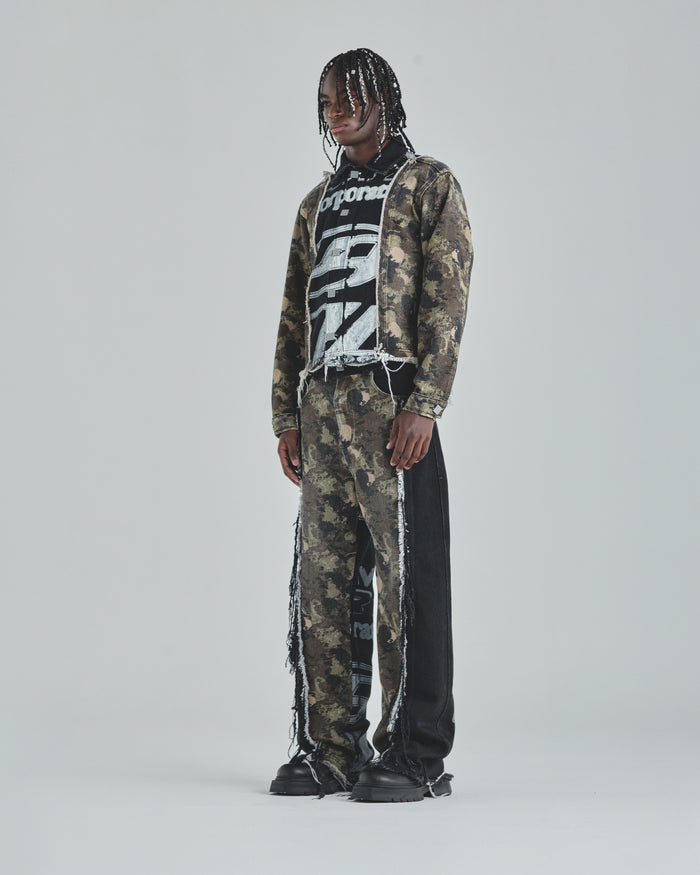Act 1 Racer Double Wide Jean Dark Cammo