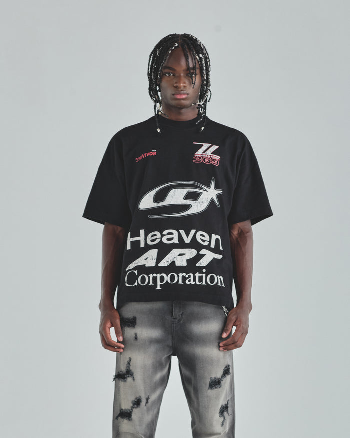 Act 1 Racer Tshirt Black