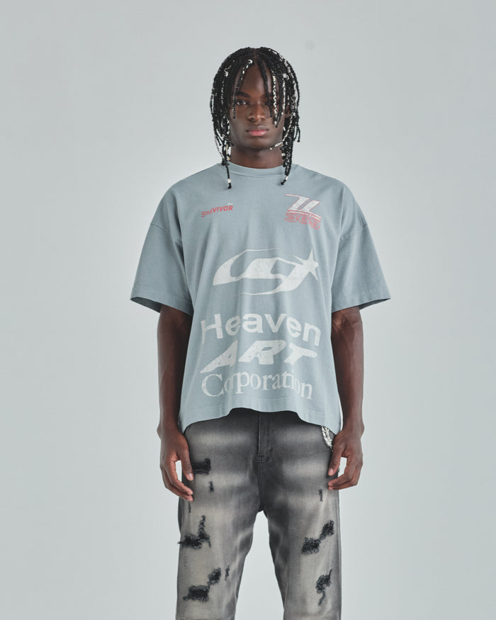 Act 1 Racer Tshirt Light Gray