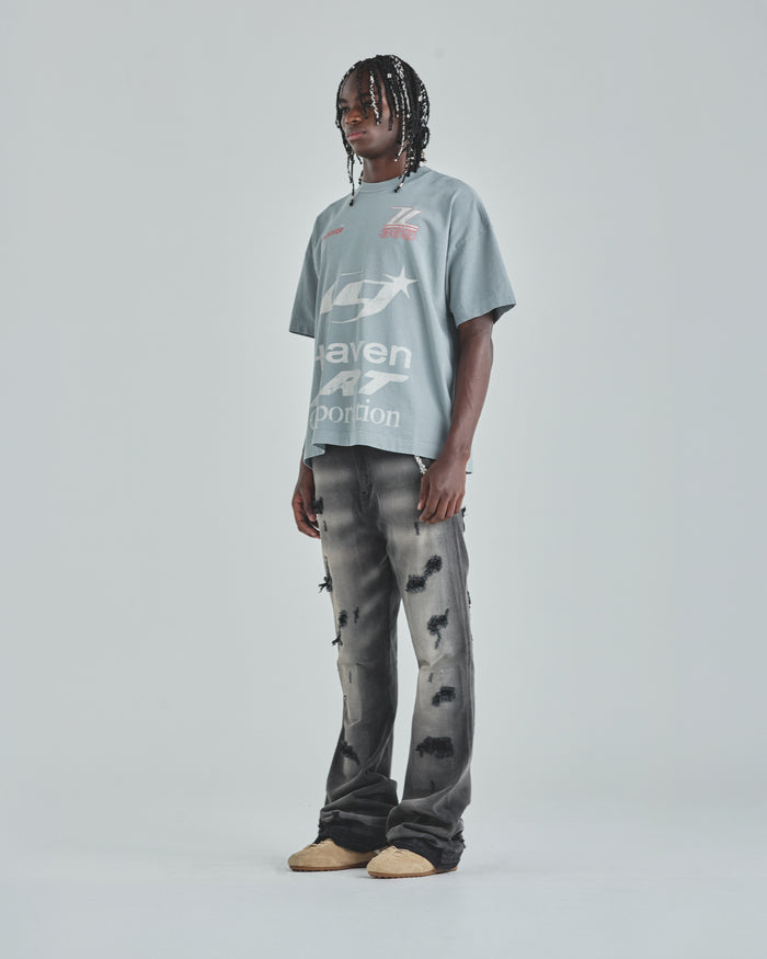 Act 1 Racer Tshirt Light Gray