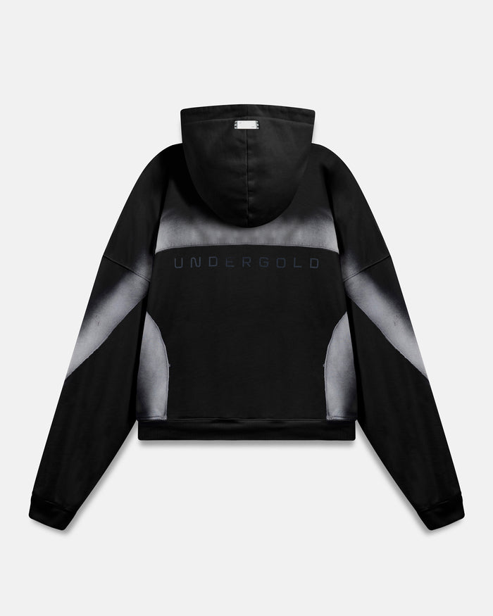 Act 1 UG Boxy Fit Hoodie Sandblast Black