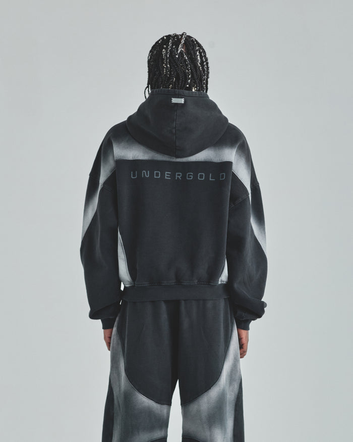 Act 1 UG Boxy Fit Hoodie Sandblast Black