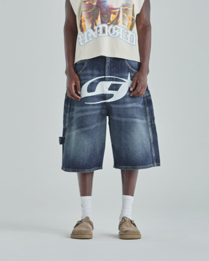 Act 1 UG Star Denim Jorts Medium Blue