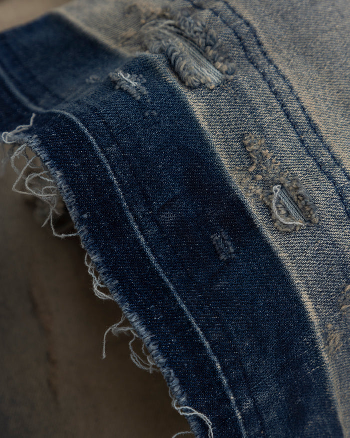 Act 1 UG Star Ripped Flare Jean Light Blue