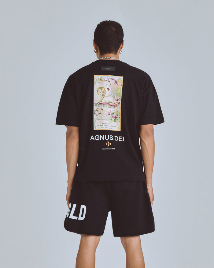 Agnus Dei Sheep Tshirt Black