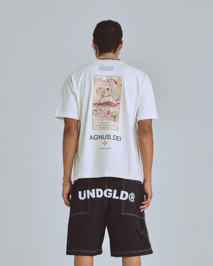Agnus Dei Sheep Tshirt White