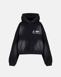 Agnus Dei U Star Boxy Fit Hoodie Smokey Black