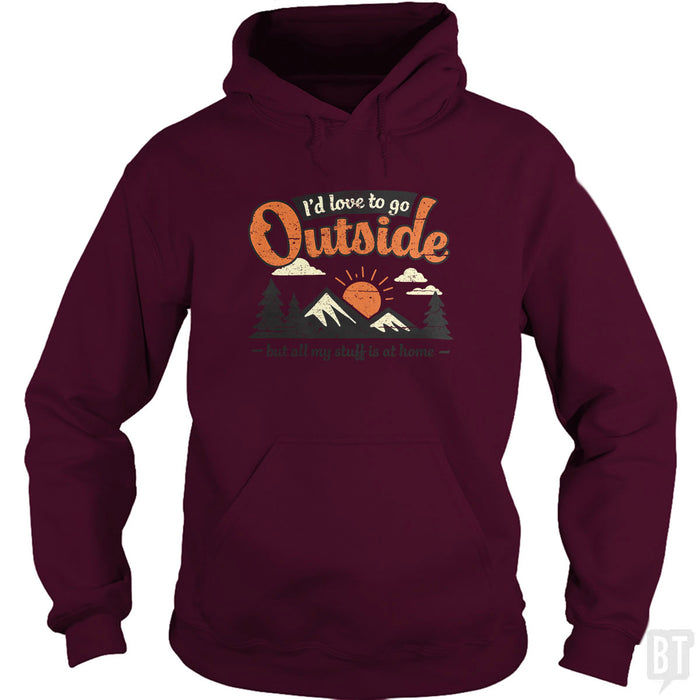 Hoodie / Maroon / S