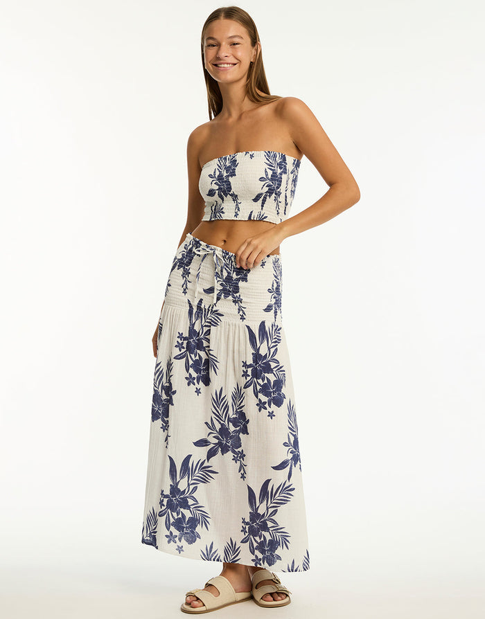 Sea Level Aloha Beach Bandeau Top - White - Simply Beach UK