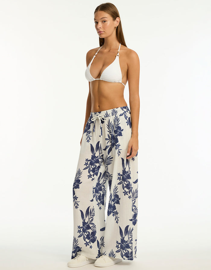 Sea Level Aloha Beach Pants - White - Simply Beach UK