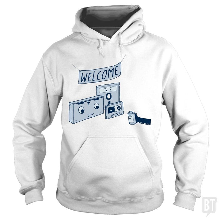 SunFrog-Busted BustedTees Hoodie / White / S Analog Retirement