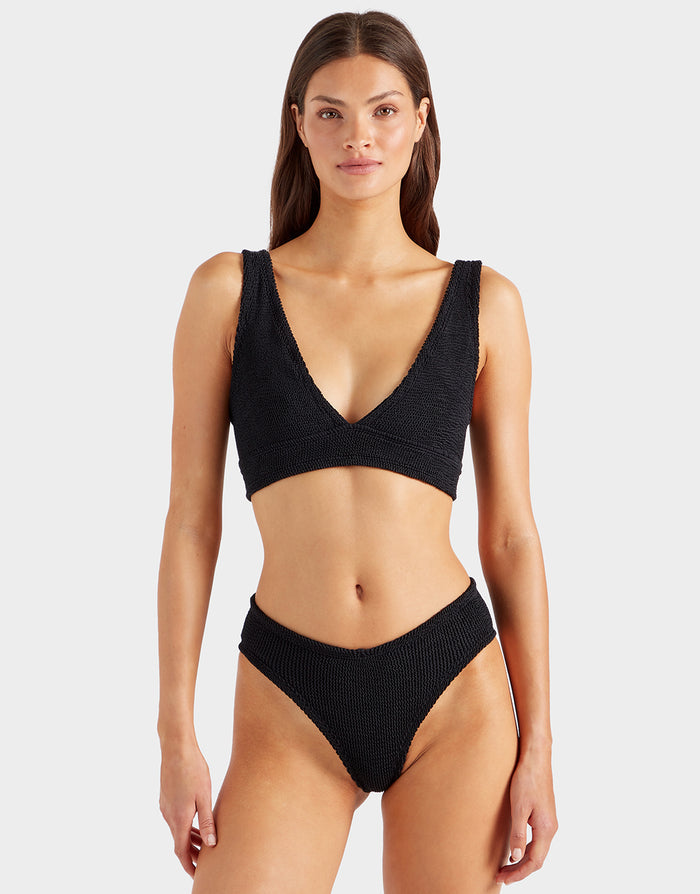 Hunza G Angel Bikini Set - Black - Simply Beach UK