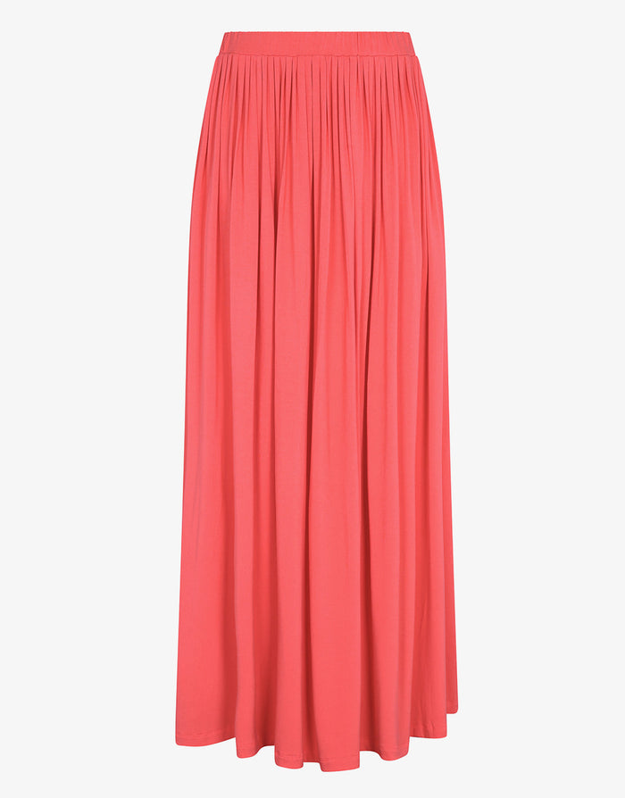 Pitusa Areia Knit Maxi Skirt - Coral - Simply Beach UK