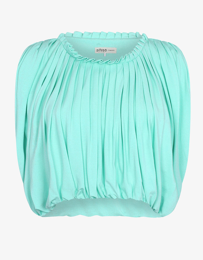 Pitusa Areia Knit Top - Aqua - Simply Beach UK