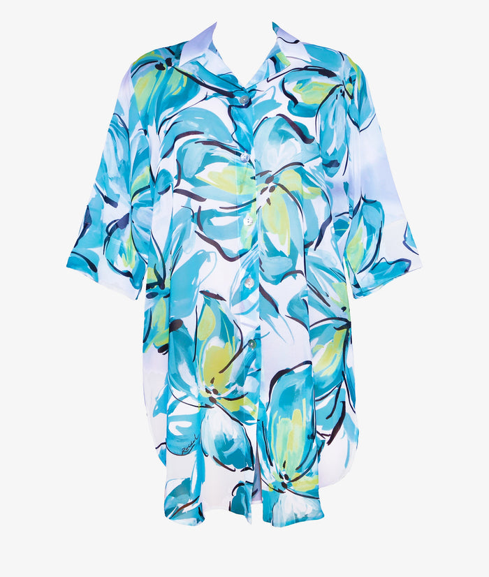 Bali Beach Shirt - Green - Simply Beach UK