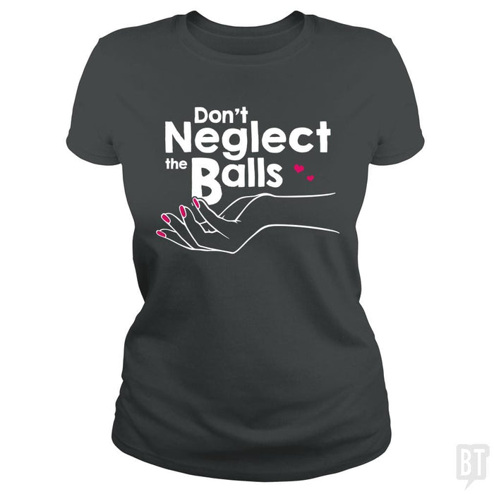 SunFrog-Busted Funky Hippo Classic Ladies Tee / Dark Heather / S Balls Neglect