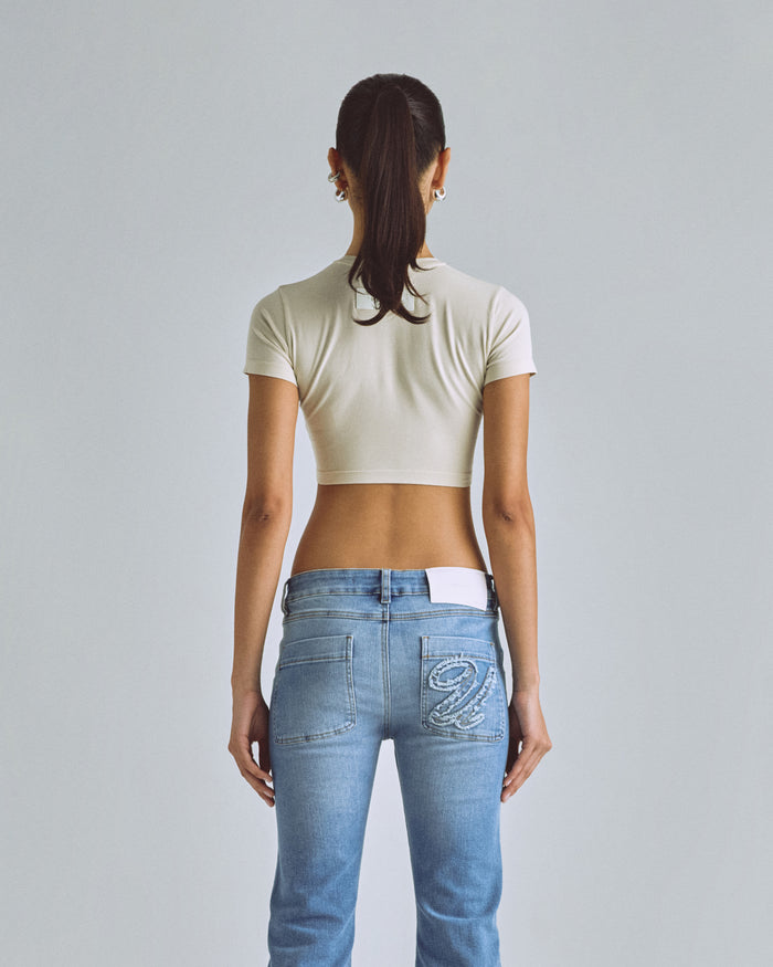 Basics Baby Tee Cream