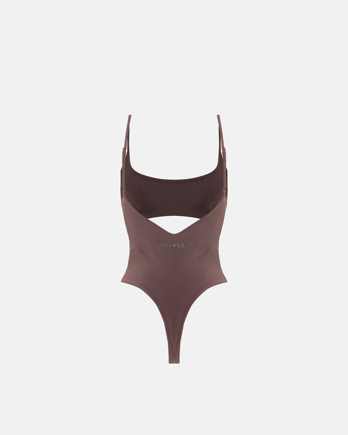 Basics Bodysuit Brown