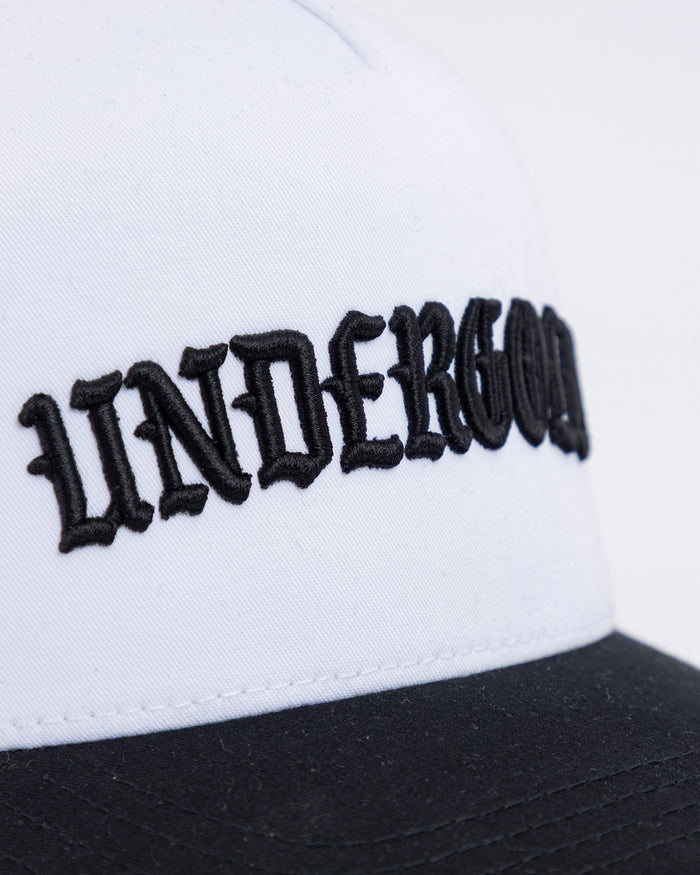 Basics God's Plan High Crown Cap White / Black