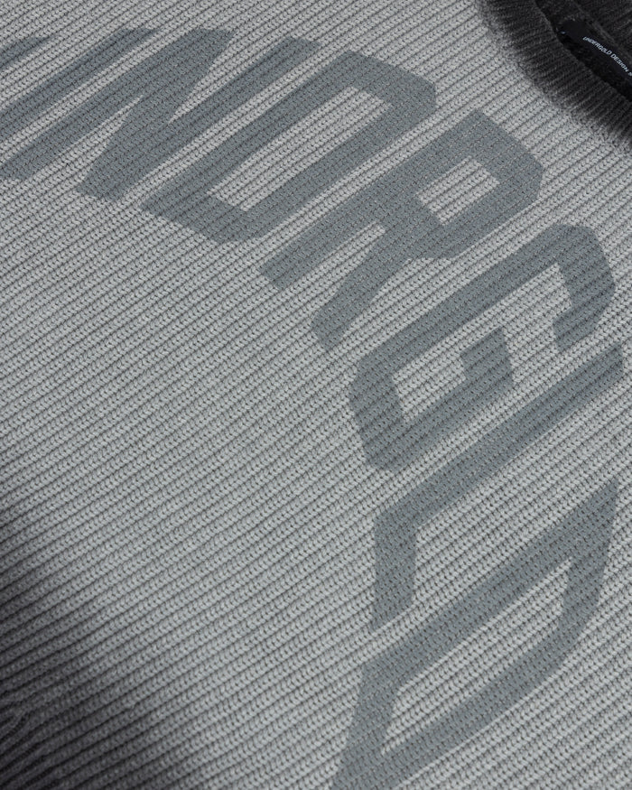 Basics Gradient Knit Crewneck Gradient Gray