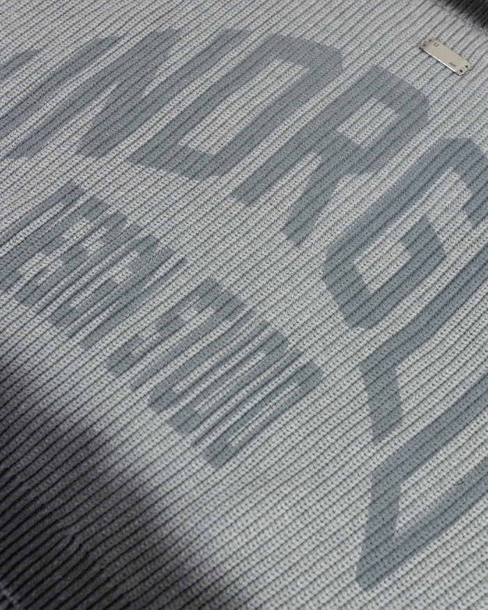 Basics Gradient Knit Crewneck Gradient Gray