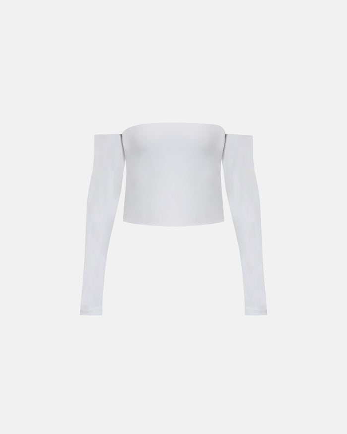 Basics Off Shoulder Long Sleeve Tops