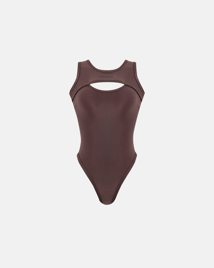 Basics Oval Bodysuit Afogato
