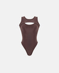 Basics Oval Bodysuit Afogato