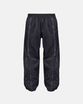 Basics Panelled Zip Up Cargo Pants Black