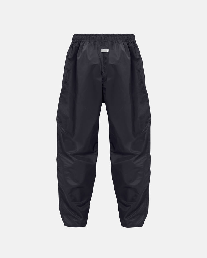 Basics Panelled Zip Up Cargo Pants Black