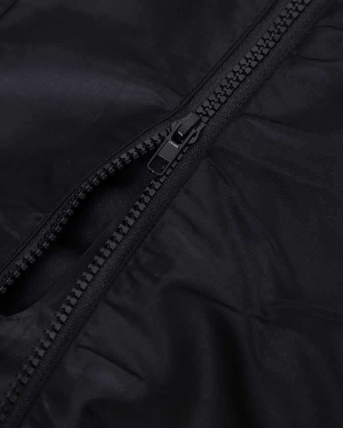 Basics Panelled Zip Up Cargo Pants Black