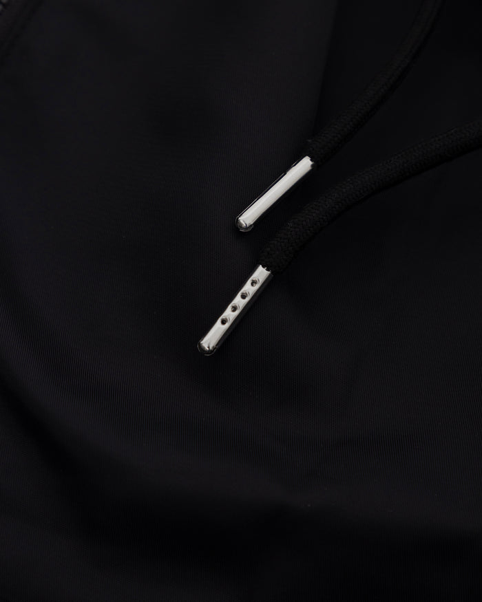 Basics Panelled Zip Up Cargo Pants Black