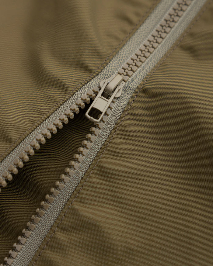 Basics Panelled Zip Up Cargo Pants Green
