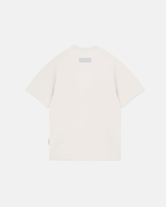 Basics Peached Undgld Tshirt White