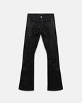 Basics Pleather Flare Pants Black