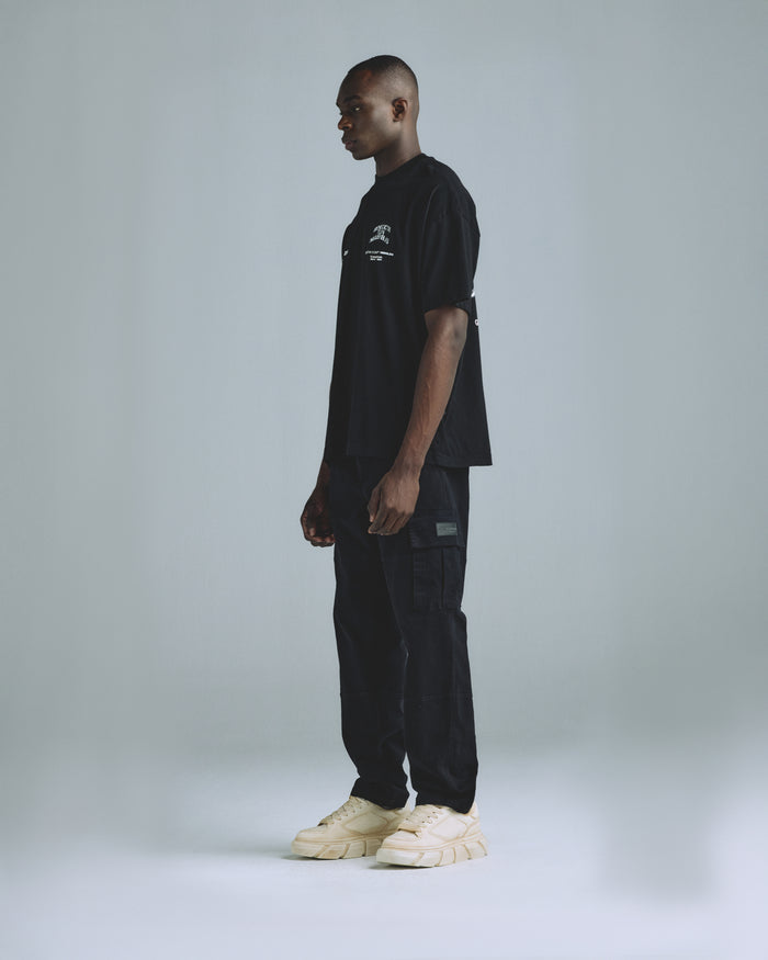Basics Relaxed Cargo Pant Black
