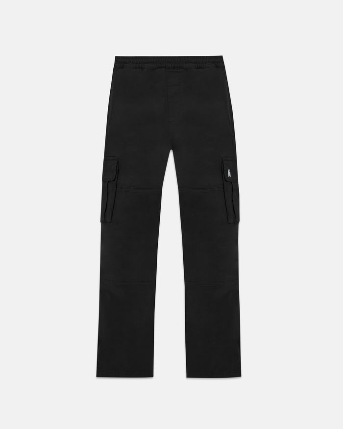 Basics Relaxed Cargo Pants Black