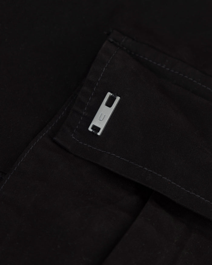 Basics Relaxed Cargo Pants Black