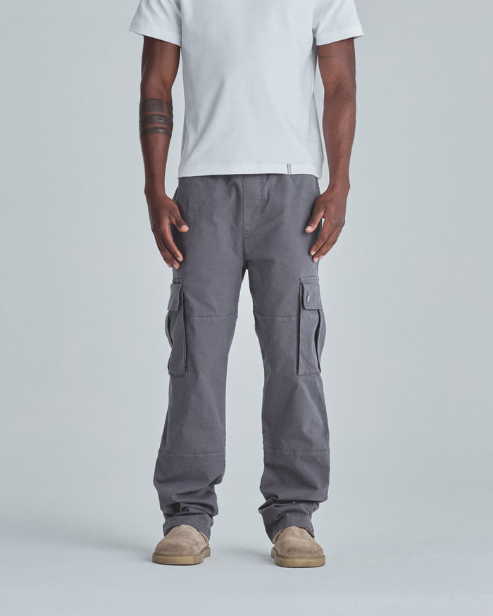Basics Relaxed Cargo Pants Gray