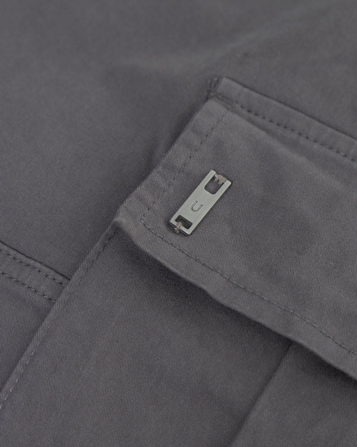 Basics Relaxed Cargo Pants Gray