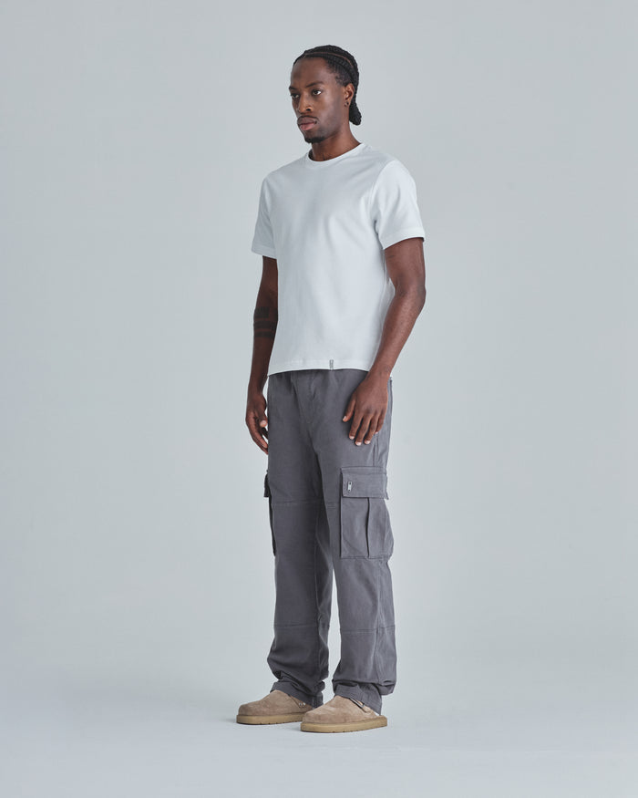 Basics Relaxed Cargo Pants Gray