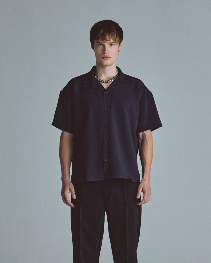 Basics Short Sleeve Shirt Dark Gray