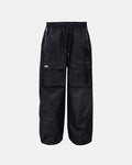 Basics Side Buttons Cargo Pants Black