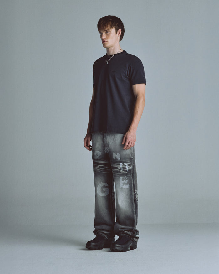 Basics Tiny Logo Regular Fit Tshirt Gray